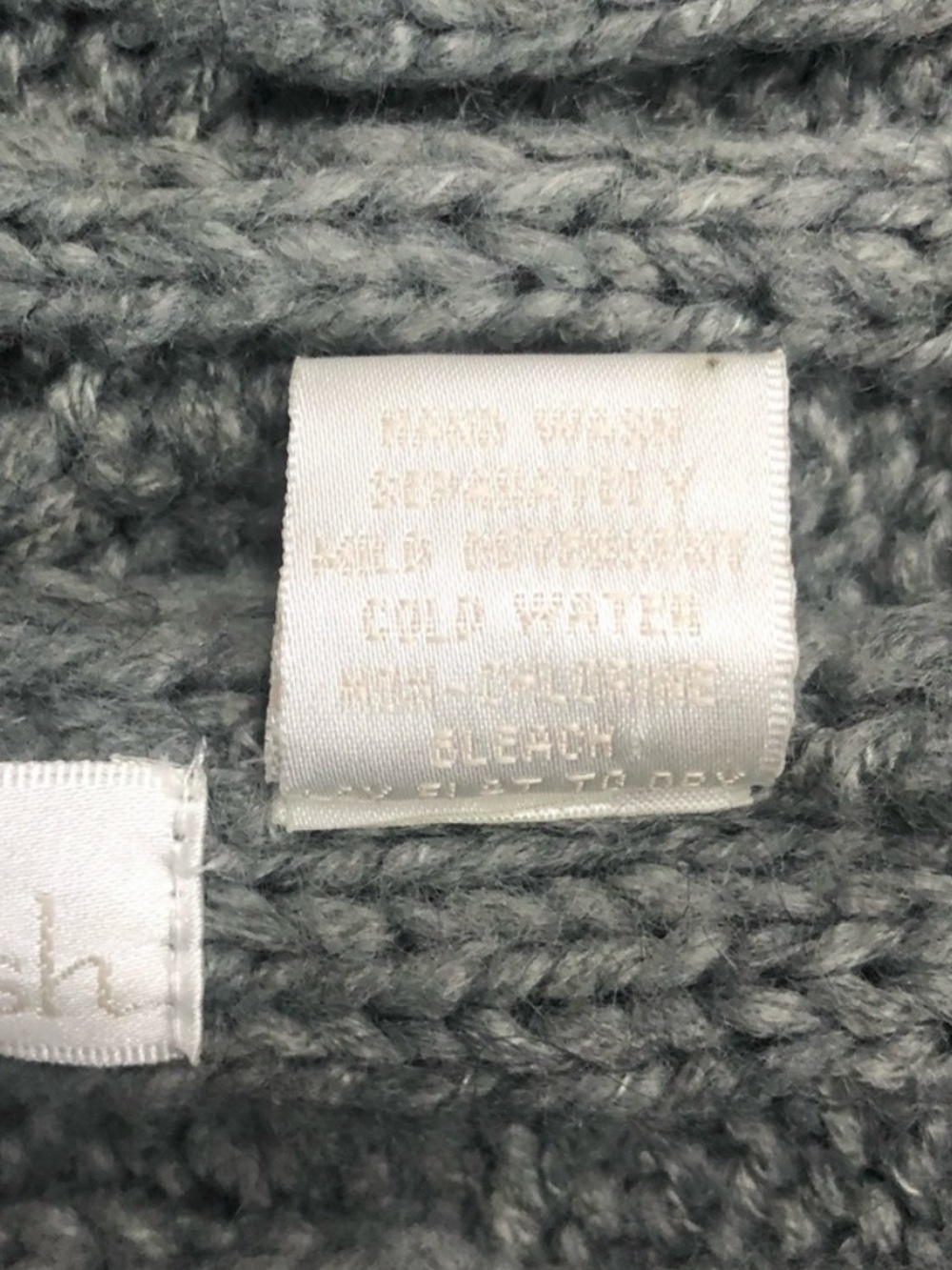 Alpaca Blend Cowl Cropped Cable Knit Sweater - Picture 8 of 10